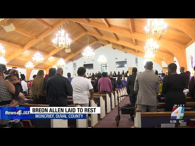 Funeral held for 7-year-old Breon Allen, who was killed in shooting