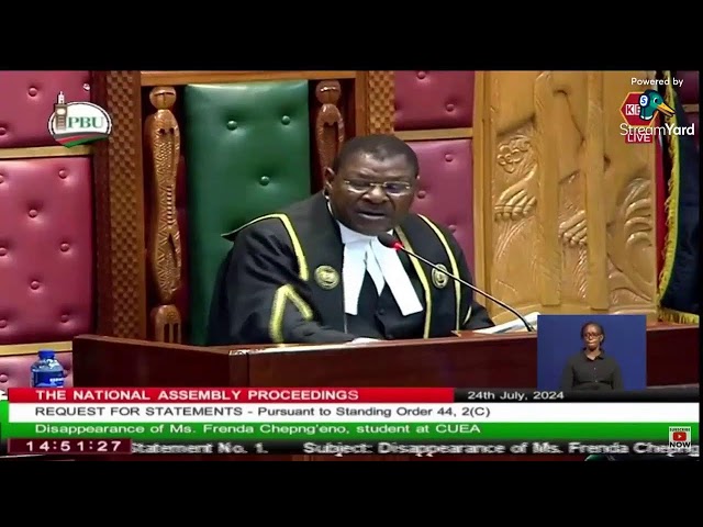 NATIONAL ASSEMBLY PROCEDINGS