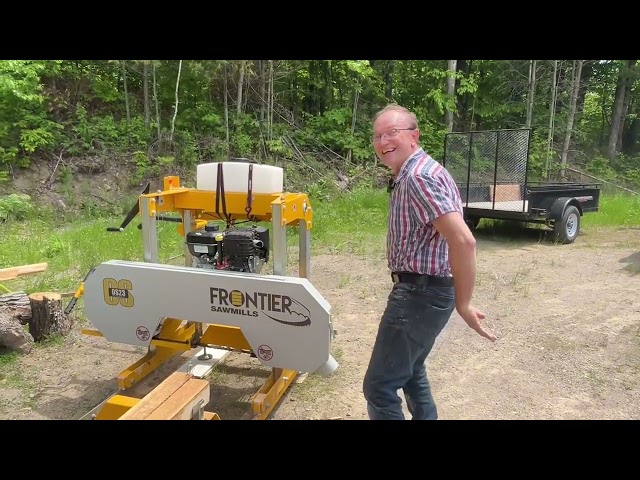 Part 2: Full Day of Milling Wood On My Portable Frontier Sawmill