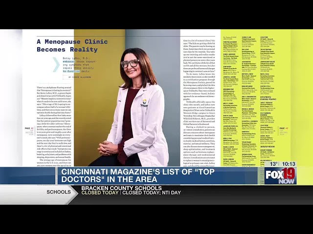 'Top doctors" in the area from Cincinnati Magazine