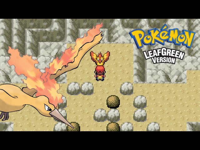 PSN Gaming: Pokémon Leaf Green - Catching Moltres (Mt. Ember)