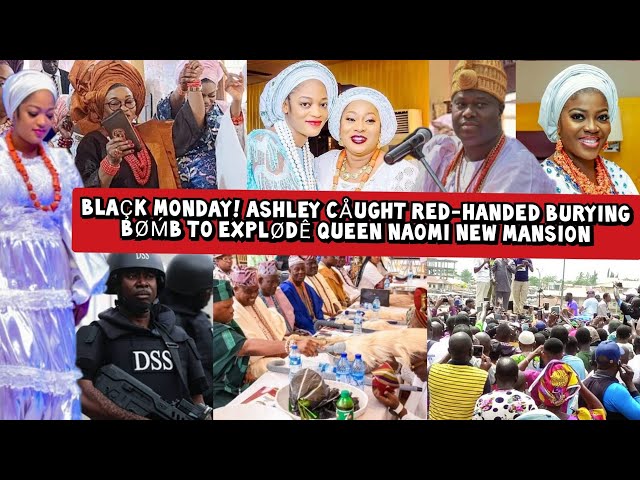 Blaçk Monday! Ashley Cåught Red-handed Burying Bøḿb to Explødê Queen Naomi New Mansion