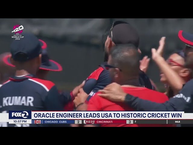 Oracle engineer leads USA to historic cricket win over Pakistan