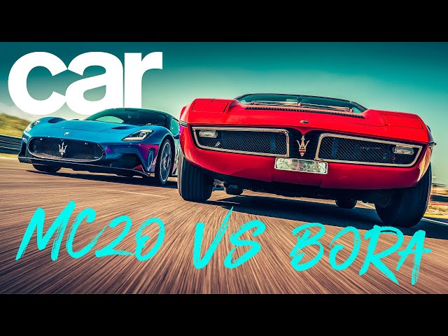 Maserati MC20 Meets Maserati Bora | 50 years of progress