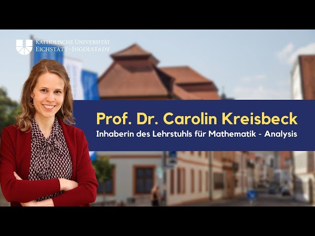 Prof. Dr. Carolin Kreisbeck: Inhaberin des Lehrstuhls für Mathematik-Analysis