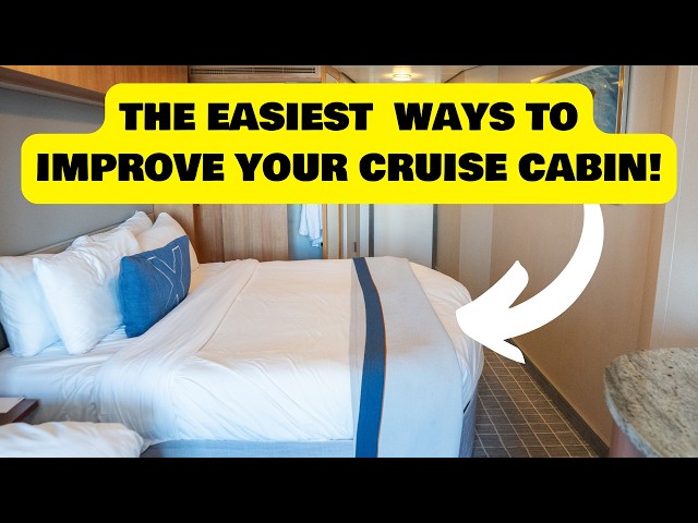 Top 25 easiest HACKS to improve your cruise cabin