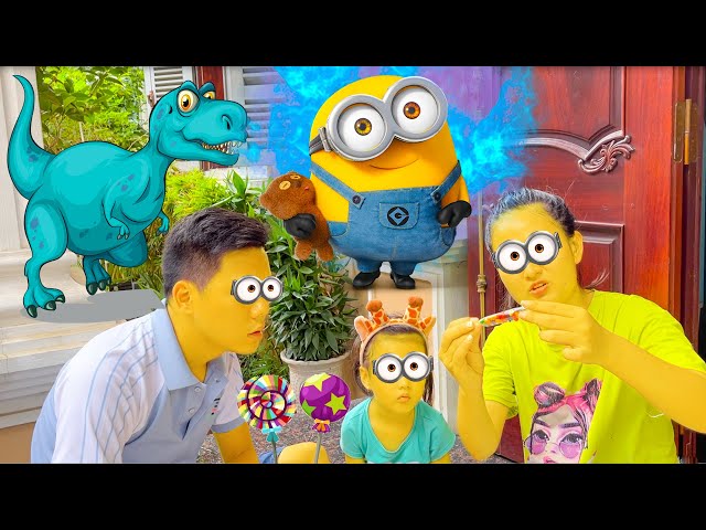 Changcady biến thành Minions, hành trình tìm thuốc giải trứng khủng long, con bò