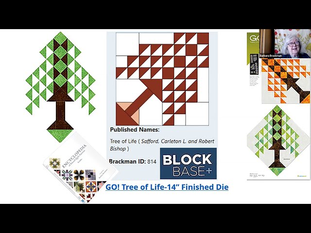 Tree of Life Quilt Block History with Barbara Brackman