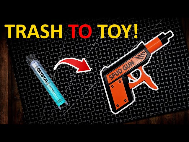 Vape to Potato Gun?! You Need to See This 3D Print! 🤯