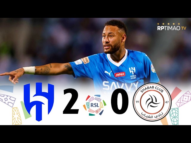 Al Hilal 2 x 0 Al Shabab (Neymar 2 Assists) ● Saudi Pro League 23/24 Extended Goals & Highlights ᴴᴰ