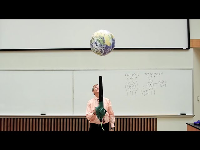 Bernoulli's Principle Demo: Levitated Balls