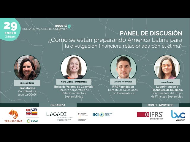 Panel de discusión | ¿Cómo se está preparando América Latina para la divulgación financiera?