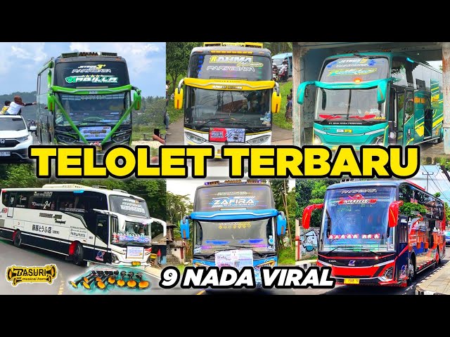 Kompilasi Macam Macam "TELOLET" Bus di Indonesia 9 Corong (Nada) Unik & Merdu