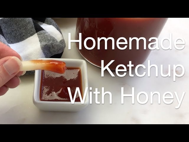 Homemade Ketchup Sweetened with Honey - make this in minutes | AnOregonCottage.com