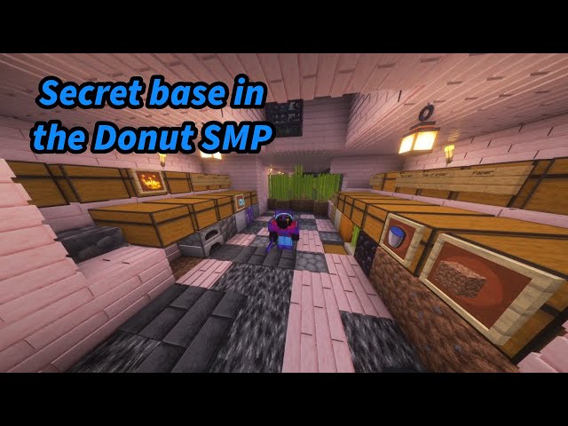 My SECRET base in the Donut SMP