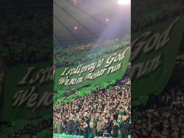 Celtic Glasgow vs Bayern Munich 🏴󠁧󠁢󠁳󠁣󠁴󠁿👏 12.02.2025 #celtic #celticfc #scotland #ultras #ultrasworld