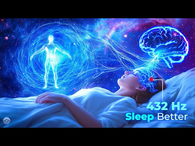 432Hz Alpha Waves Sleep Therapy for Stress Relief, Body Healing, and Emotional Balance