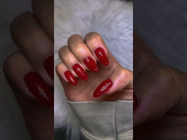 Red Nails is so sexy. Where’s my future husband #nails #red #rednails #nailart #2025 #rednailtheory