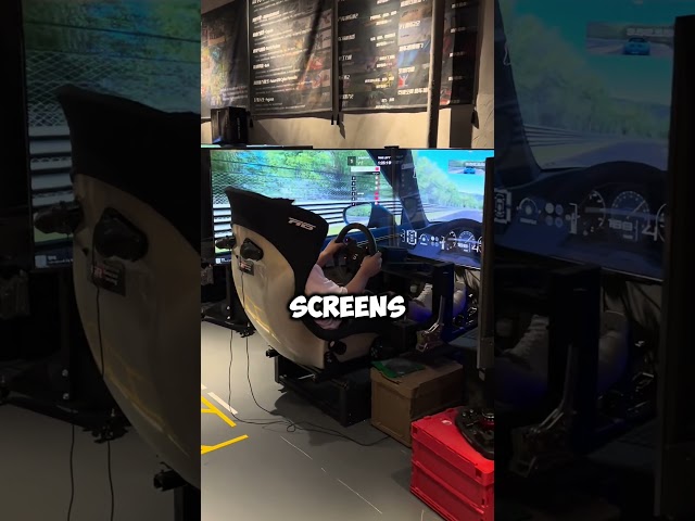 Immersive Gaming Cafe Offers Racing Experience For Gamers (📸: setup.pccool)