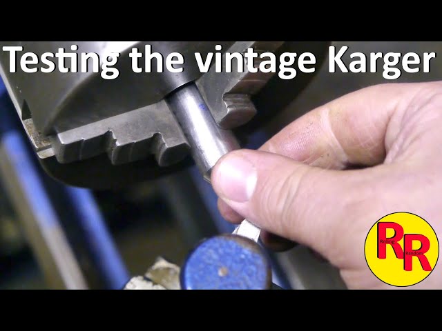 Testing my vintage Kargar lathe after installing a motor and VFD