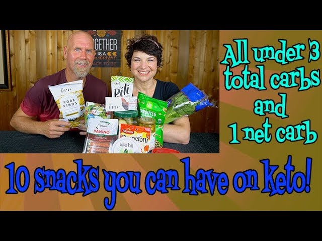 10 great snacks for keto | Keto on the Go | Under 1 net carb