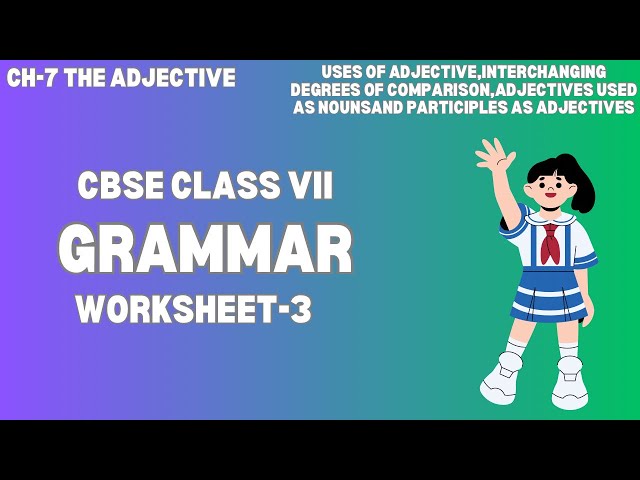 📖📚📕💥The Adjective|Uses of Adjective#rimikasdiary#grammar#cbse#adjective#noun#g7#degreesofcomparison