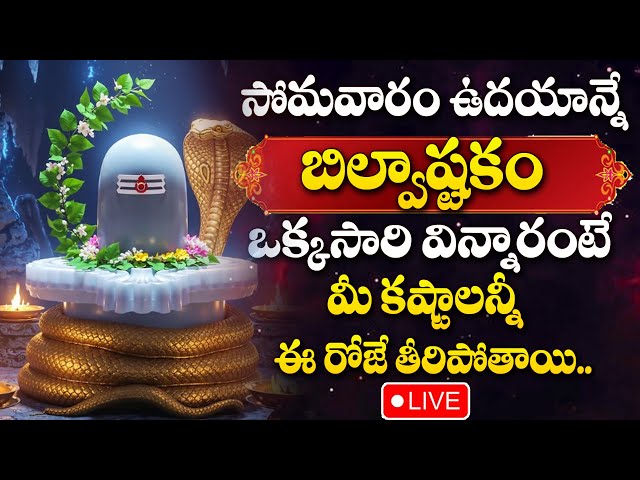 LIVE : MONDAY SPECIAL - LORD SHIVA DEVOTIONAL SONGS | TELUGU BHAKTI SONGS | SHIVUNI PATALU 2025