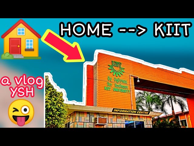 Trial-1 😒 A vlog from home to our classroom building- KIIT