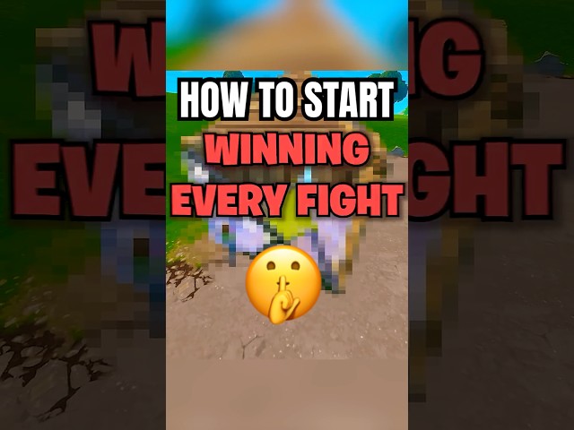 🤫 Use THIS 1 Genius Trick to Win Every Fight in Fortnite! 👀 #fortnite #shorts #gaming #foryou