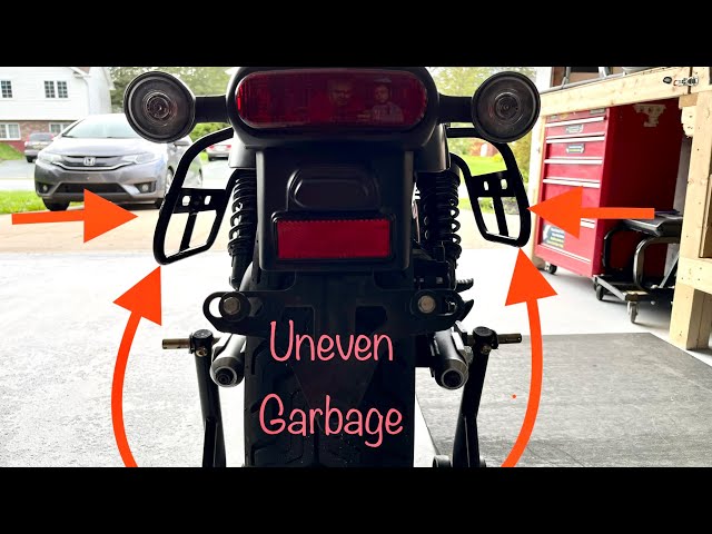 2022 Honda Rebel 500 pannier luggage rack problem / fai