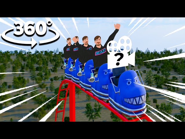 Mr. Beast in 360 Animation - Roller Coaster in 360° Video | VR |