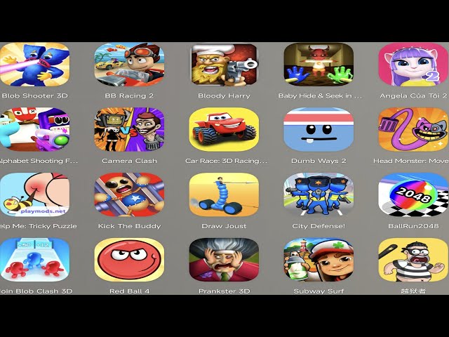 join blob clash 3D,Ball Run2048,subway surf,Draw Jout,Prankster 3D,Red Ball 4,Angela 2,BB racing 2..