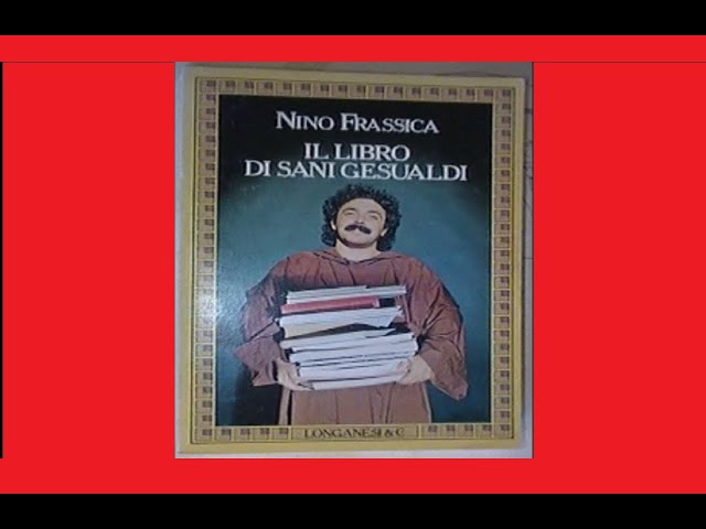 The book of Sani Gesualdi by Nino Frassica. Masterpiece of modern humorous literature!