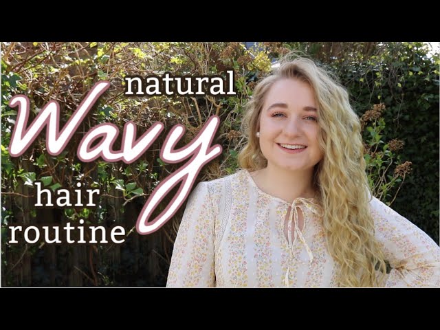 Natural Wavy Hair Routine | how I style my long naturally wavy/curly hair