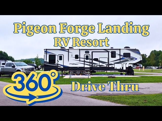 Pigeon Forge Landing RV Resort in Pigeon Forge,Tennessee - 360* Drive Through #RVCDestination