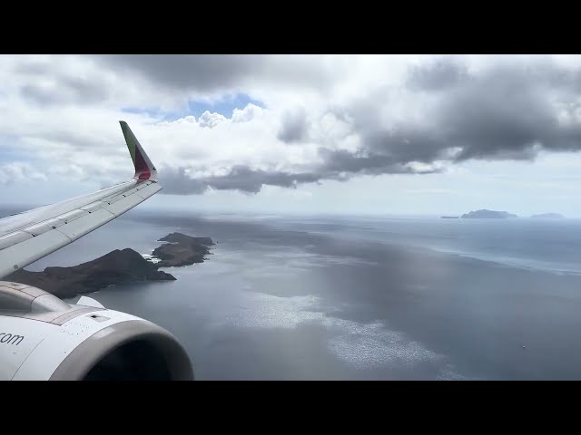 TAP A321neo landing at Madeira (FNC)