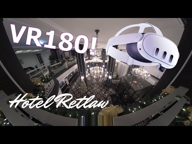 #VR180 Beautiful Hotel Retlaw Lobby for Virtual Reality #Retlaw #vrtravel