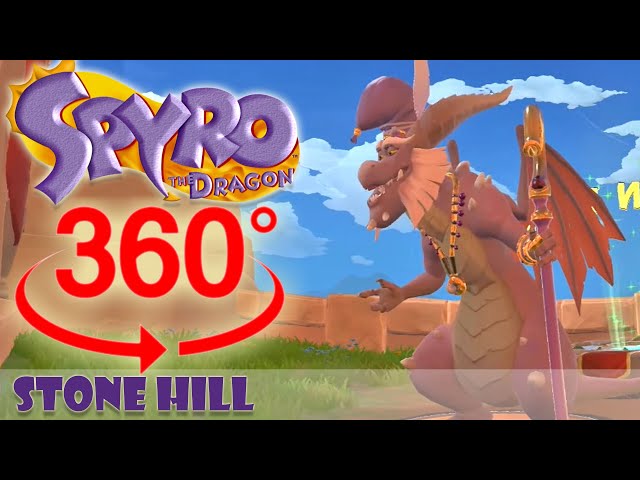 360° VR, Stone Hill, Spyro™ the Dragon Remastered, Walkthrough, Gameplay, No Commentary, 4K