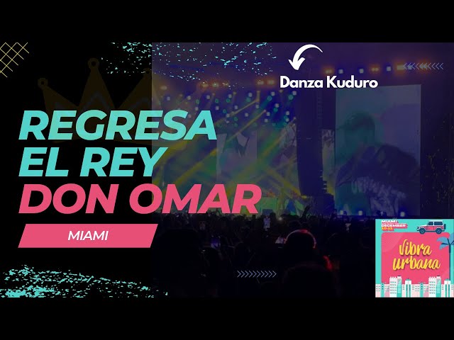 Don Omar - Danza kuduro en concierto en #miami