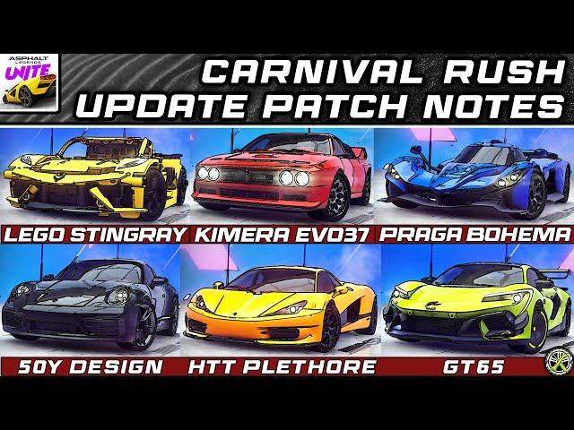 Asphalt Unite | Carnival Rush Update: LEGO Mode, Solo Private Lobby & more