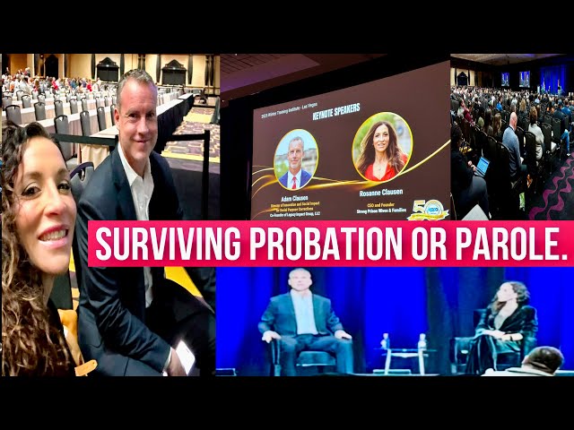 We shared our PRISON STORY with a room of Parole & Probation Officers (Vlog)