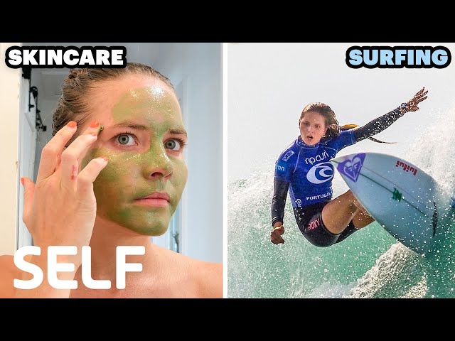 A Pro Surfer’s Entire Day, From Protecting Her Skin to Waxing Her Boards | SELF