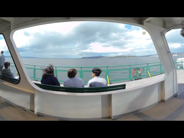 Riding a Puget Sound Ferry VR180 (6/15/2024)