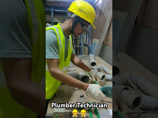 Plumber Technician Skill Training Video.#plumbing #skills #work #video ✅💝