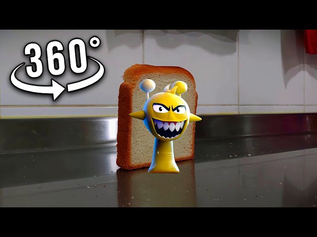 Toast falling over Pop Incredibox Sprunki - Dark Version | 360° VR Video