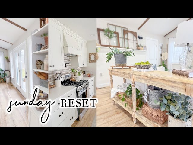 SUNDAY RESET // WEEKLY CLEANING MOTIVATION // CLEAN WITH ME // CHARLOTTE GROVE FARMHOUSE