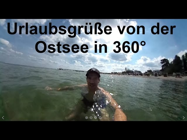 Urlaubsgrüße von der Ostsee mit 360 Grad Video VR Video