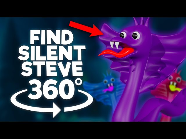 Find Hidden Silent Steve in 360°/VR! Garten of Banban 3