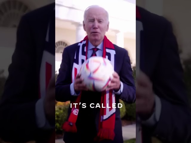 President Joe Biden thinks the USMNT can win 🗣️