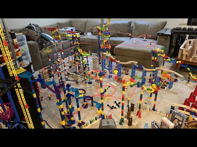 Big messy marble run